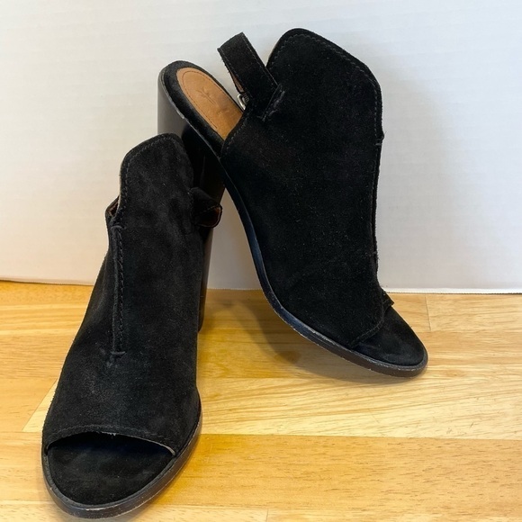 FRYE Courtney Slingback block heel bootie/sandals - Picture 1 of 8
